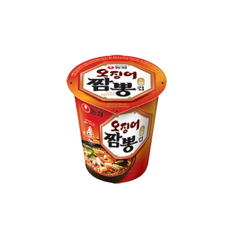 농심 오징어짬뽕 소컵 67g 6입